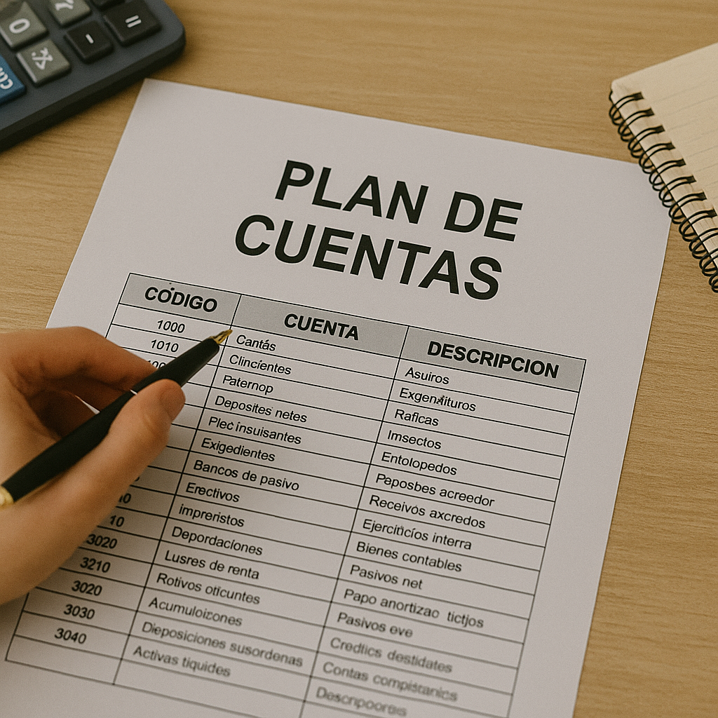 Equipo contable revisando balances